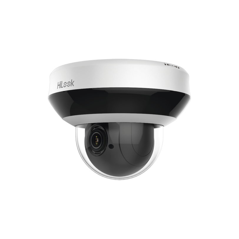 Mini PTZ IP 4 Megapixel / 4X Zoom / H.265+ / 20 mts IR EXIR / WDR / PoE / IK10 / IP66 / Ultra Baja Iluminación / Micrófono Integrado