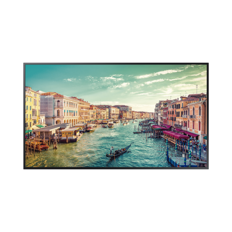 Pantalla Profesional LED de 55", UHD 4K (3840x2160p), Entradas de Video HDMI/DVI-D/DisplayPort/HDCP, Bocinas Integradas de 10 W. Compatible VESA