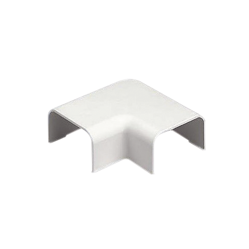 Conexión en ángulo recto L, para uso con canaleta LD3, material ABS, Color Blanco Mate