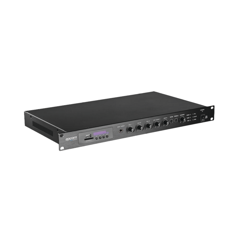 Amplificador Mezclador 120W - (USB/MP3/TUNER) Diseño para Rack