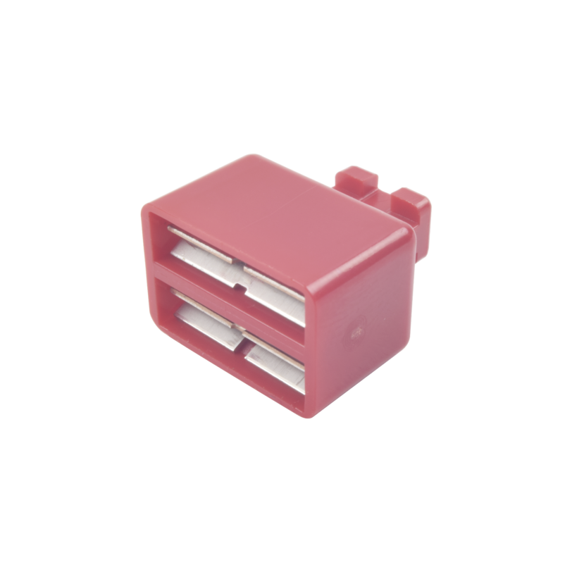 Clip de Puente, Para Uso con Regletas S66 de Siemon, de 1 par, Color Rojo