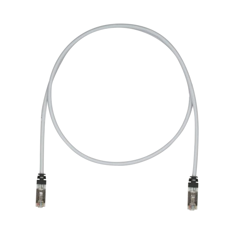 Patch Cord Cat6A, Blindado S/FTP, CM/LS0H, 3ft, Color Gris