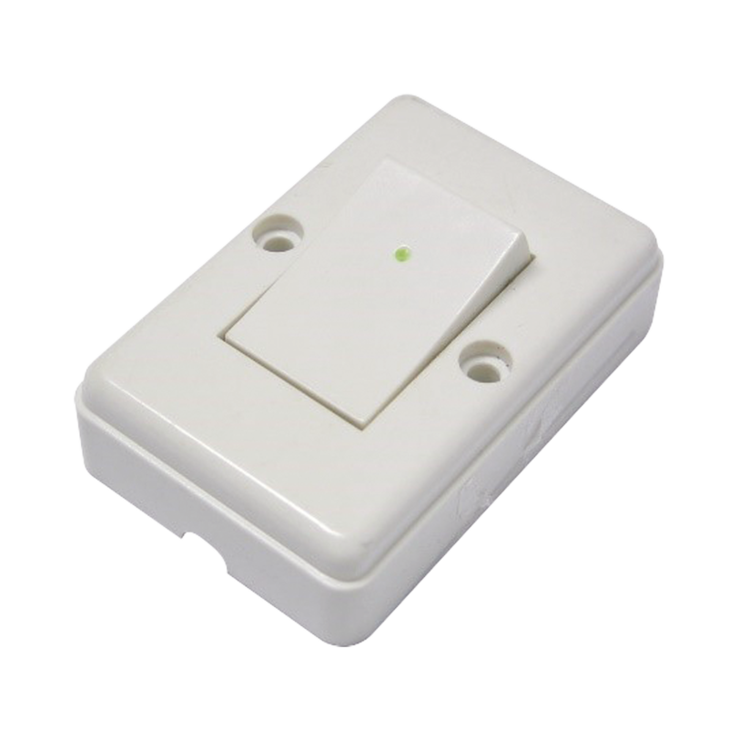 Apagador sencillo visible para sobreponer cuadrado 6a 127v