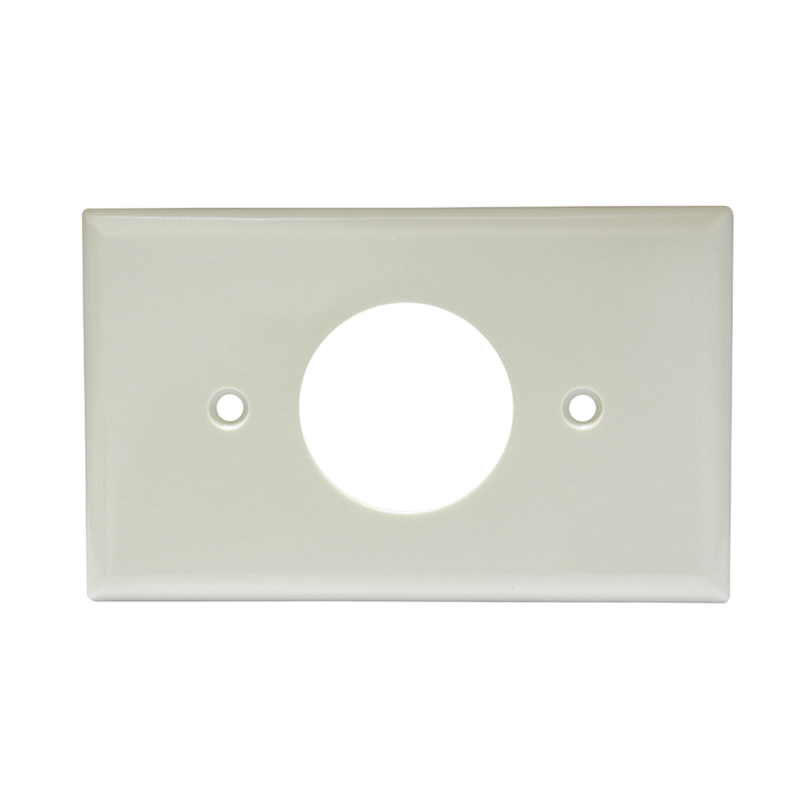 Placa de plástico para contacto sencillo.