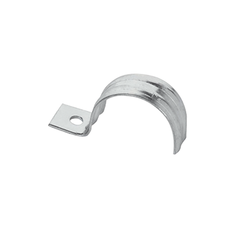 Abrazadera para tubo tipo uña 3/4" bolsa con 10 piezas
