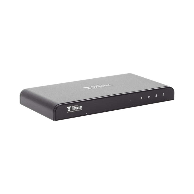 Divisor HDMI de 1 entrada a 4 salidas 4Kx2K @ 30 Hz soporta 3D, Soporta 30 metros en la entrada, 25 metros en las salidas.