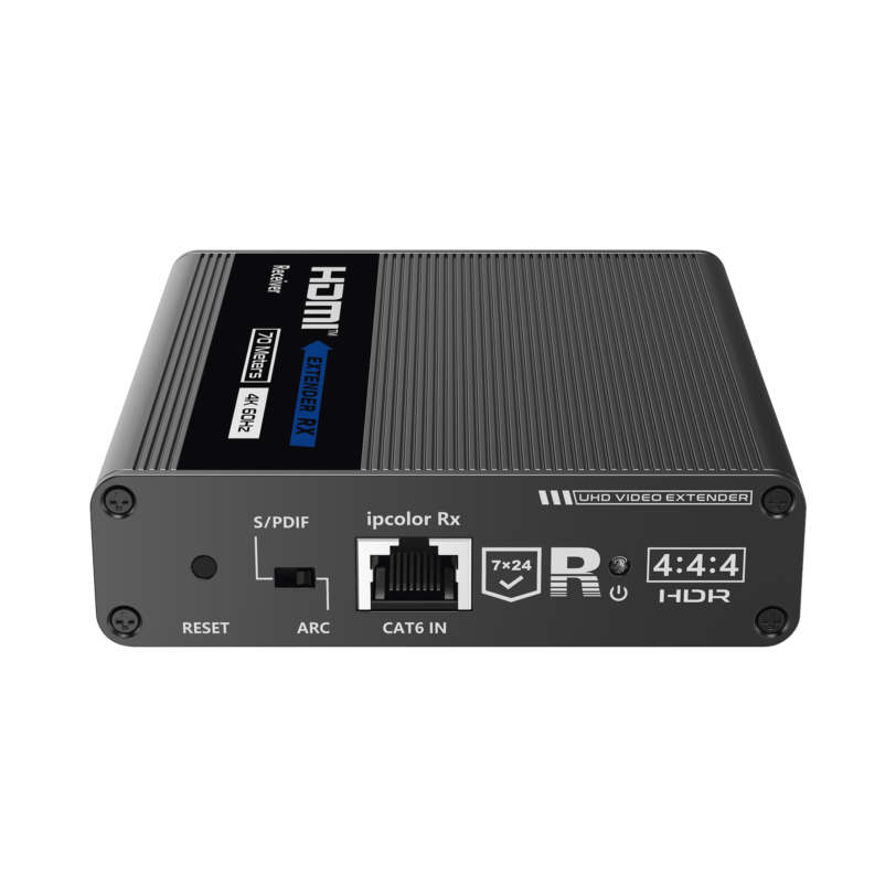 Receptor  HD HDMI 4K@60Hz con IR / Distancia de 70 Metros / Conexión en cascada con TT676