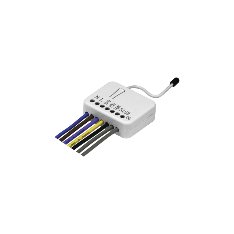 Modulo de relevador con tecnologia inalambrica Z-WAVE, requiere agregarse a un HUB HC7, puede ser un panel de alarma L5210, L7000 con Total Connect