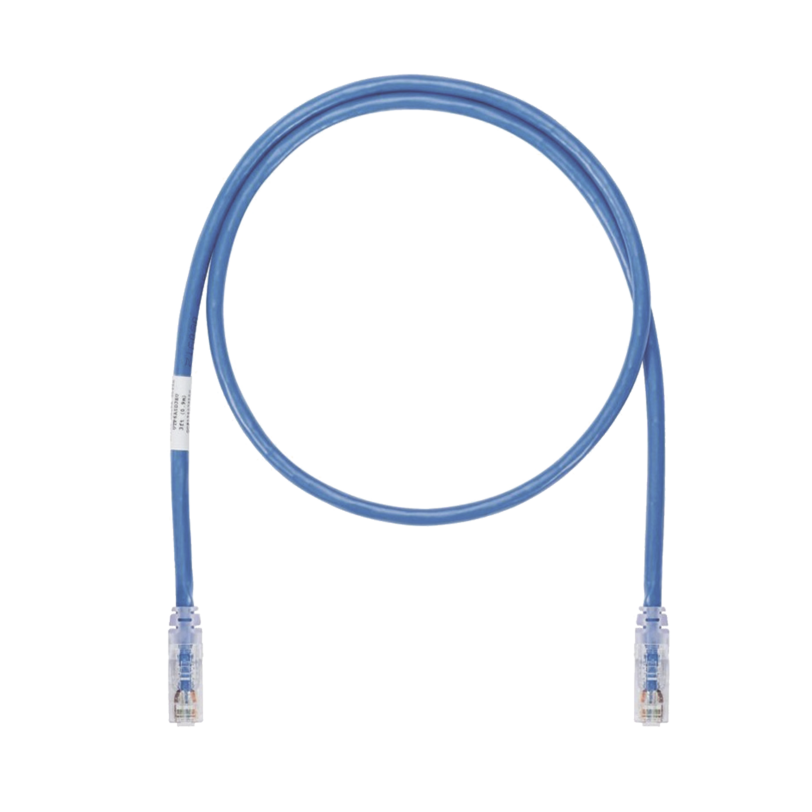Cable de Parcheo UTP, Cat6A, 26 AWG, CM, Color Azul, 3ft