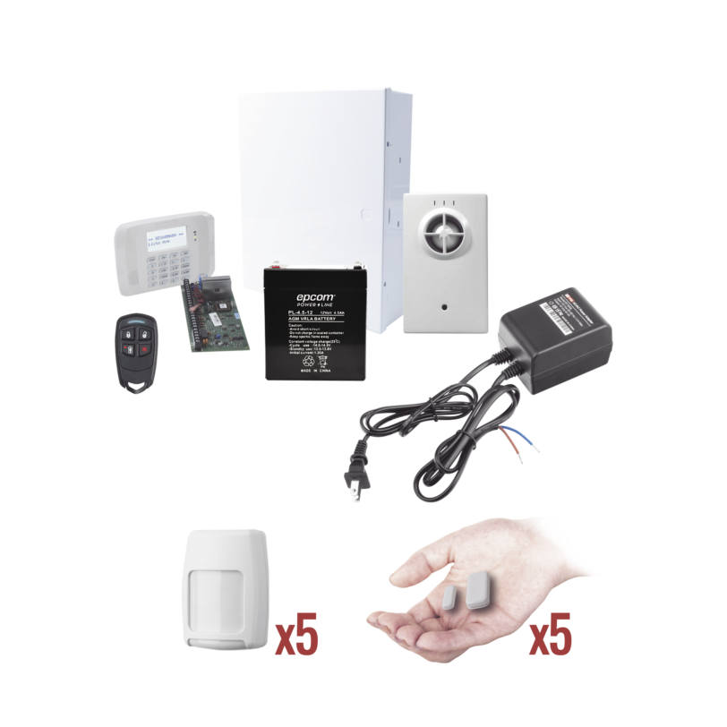 KIT VISTA48PROTEGE1 (Kit de Panel de Alarma con sensores totalmente inalambricos)