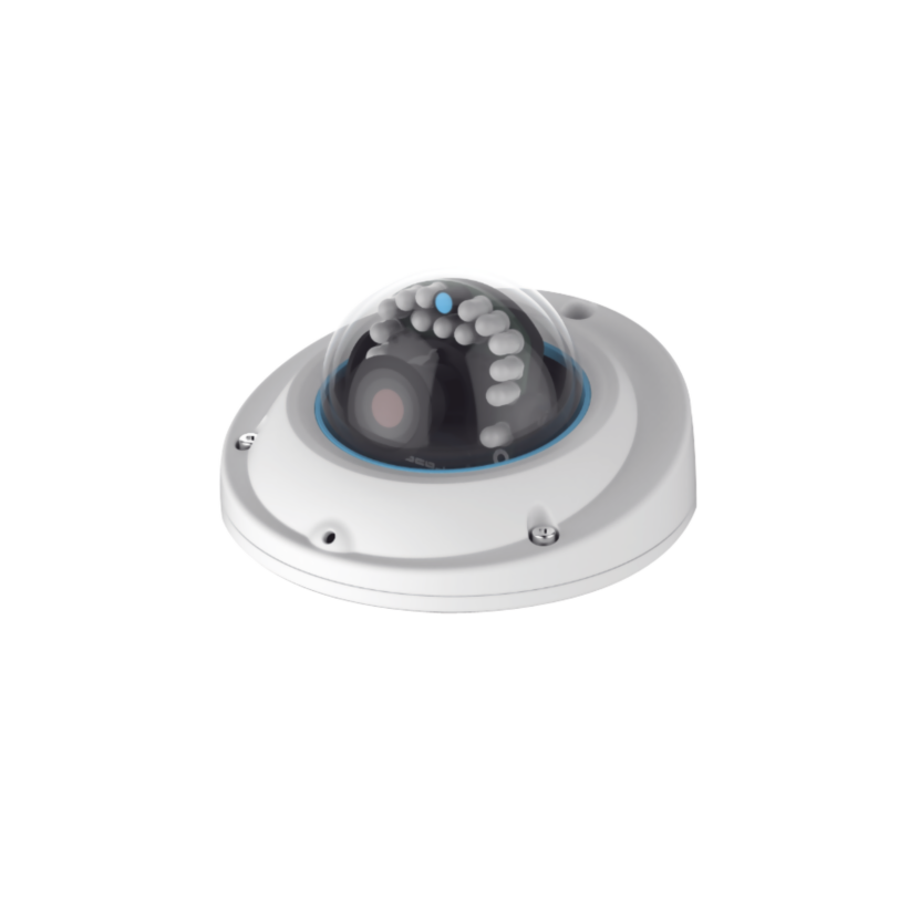 Mini domo IP de 1MP con audio para dispositivos móviles. Solución para interior. Lente fijo de 4mm