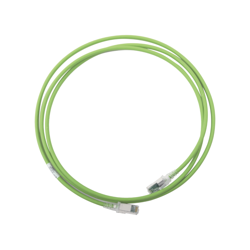 Patch Cord Z-MAX Cat6A S/FTP, CM/LS0H, 7ft, Color Verde