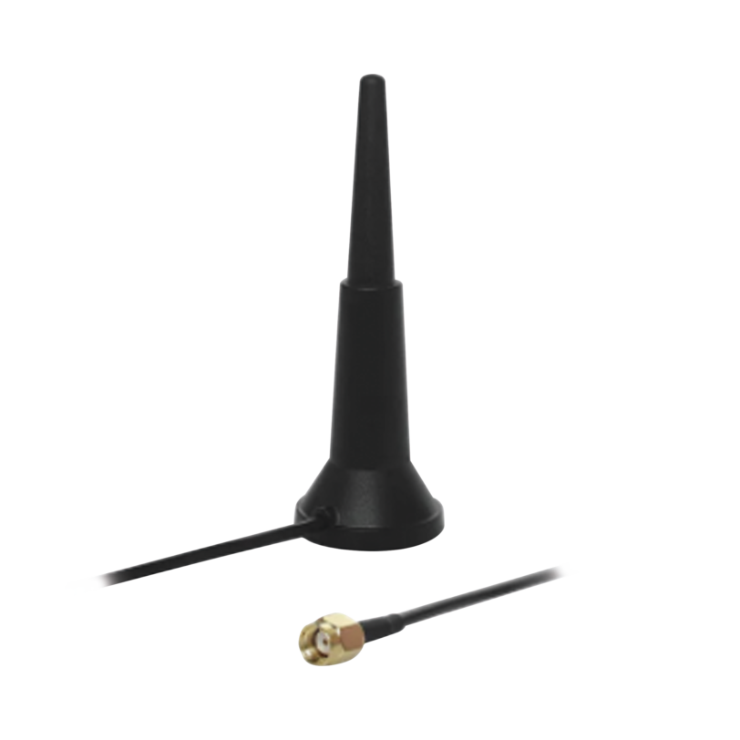 (PR1KRD30) Antena WiFi Doble Banda SMA, 3 dBi, Magnetica, cable 1.5M
