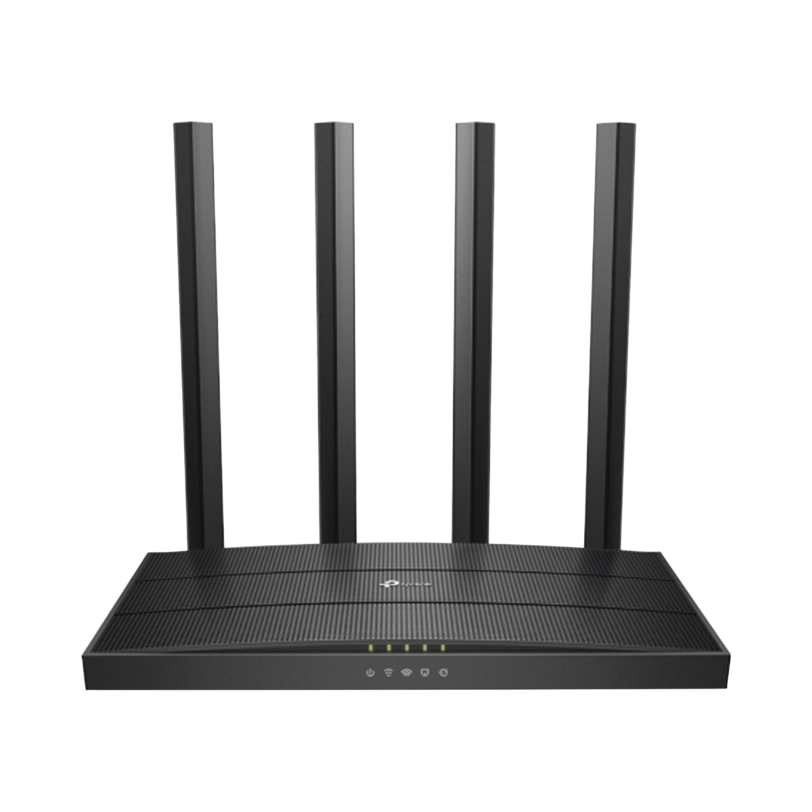Router inalámbrico AC Wave 2 1900 doble banda 1 puerto WAN 10/100/1000 Mbps y 4 puertos LAN 10/100/1000 Mbps, MIMO 3X3, Beamforming