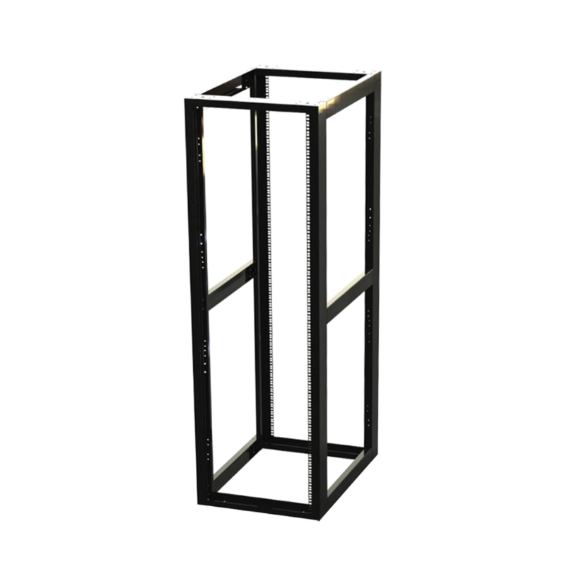 Rack Estándar 19 de 4 Postes, Acero, 37 Unidades, Profundidad Ajustable.