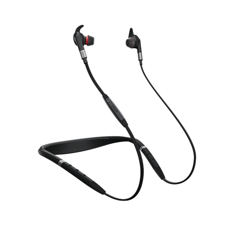 Jabra Evolve 75e inalámbrica con cancelación de ruido activa ANC y luz de ocupado integrada (7099-823-409)