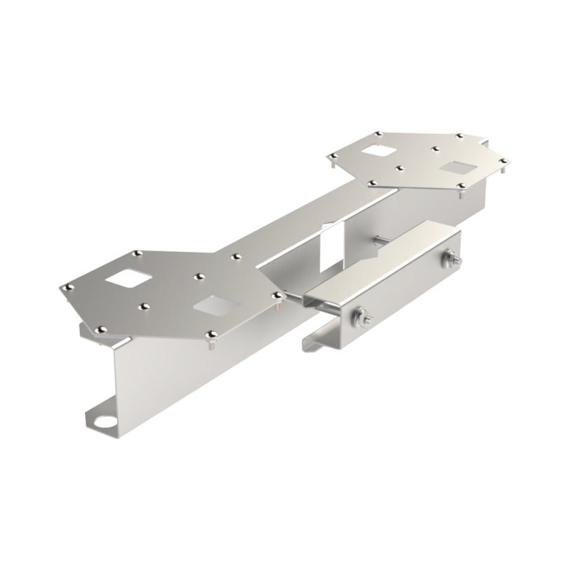 Base Doble para Lámpara de Obstrucción EI-GSLSE. Compatible con tubo hasta 1-1/4.