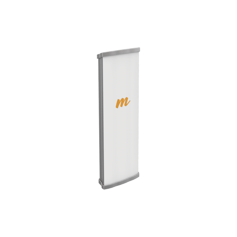 Antena Sectorial MIMO 2X2 de 45º, 4.9 - 6.4 GHz, Ganacia de 19 dBi, IP55, 2 Conectores N-hembra, Montaje incluido