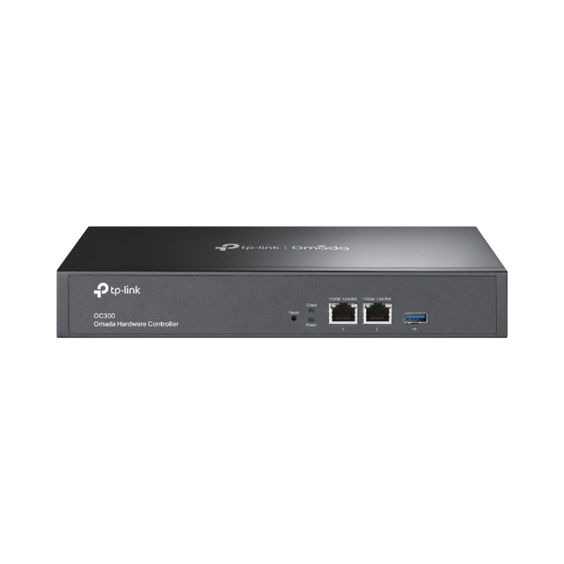 Controladora Omada Cloud para gestionar hasta 500 equipos Omada desde la nube, hotspot, Monitoreo RF, alertas a correo, actualizaciones masivas, 2 puertos 10/100Mbps, 802.3af/at.