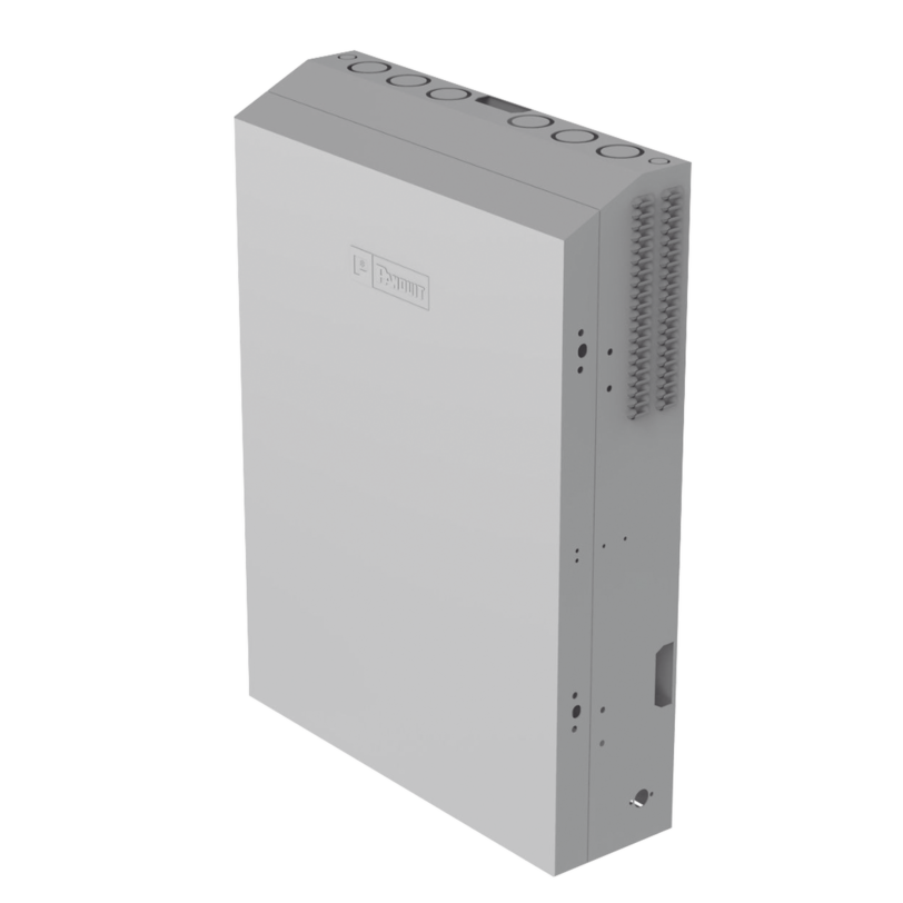 Gabinete PanZone Premium, de Montaje en Pared, Con 3 UR para Equipo Activo y 3 UR para Paneles de Parcheo, Fabricado en Acero, Color Gris