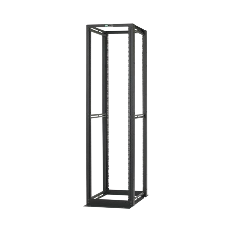 Rack de Cuatro Postes Estándar de 19, Fabricado en Acero, Capacidad de Carga de 1134 kg, Profundidad de 30in, 45 UR