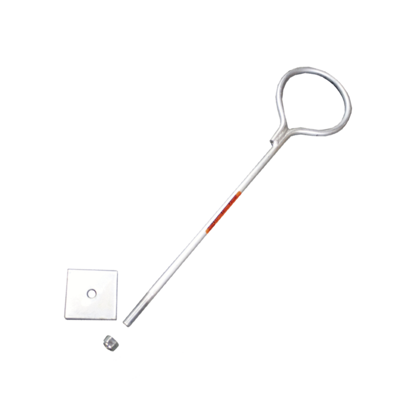 Ancla de Losa o Pared de 65 cm. de 3/4 de Grosor Galvanizada por Inmersión en Caliente.