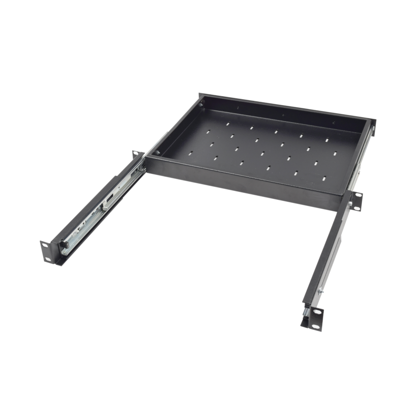 Charola Deslizable para Rack de 19, 30 cm de Profundidad, 1U.