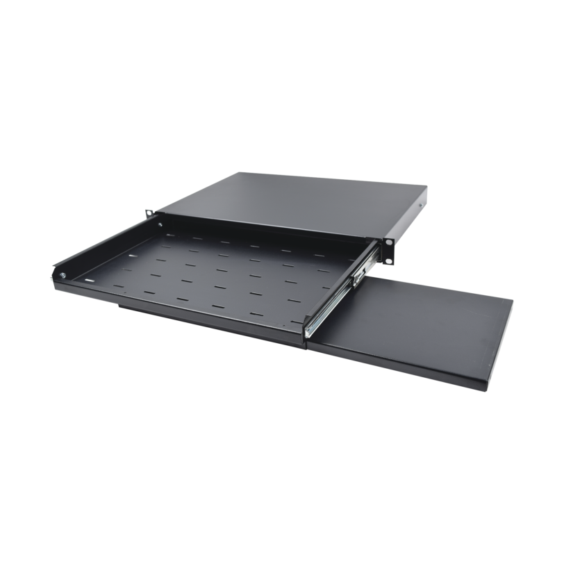 Charola Abatible para Teclado y Ratón con Rack de 19, 1UR.