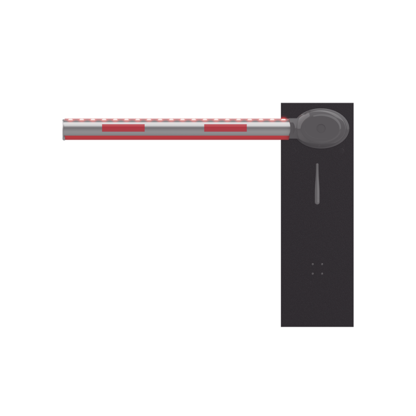 Barrera Vehicular DERECHA / Brazo Iluminado Rojo/Verde de 4 mts Incluido / 3 Seg para Apertura / Cierre Automático con Tiempo Configurable / 2,500,000 MCBF / Compatible con Cualquier Control de Acceso - Imagen 2