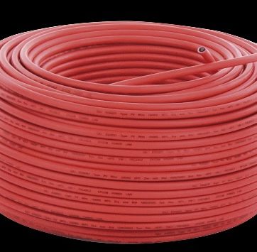 Cable Fotovoltaico Rojo / 6mm² (10AWG) / Material COBRE / 2000V / Rollo de 100 m