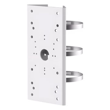 Montaje para Poste / Compatible con PTZ HIKVISION / Acero Inoxidable
