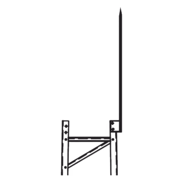 Punta Pararrayo Maciza para Estructura de Torre TITAN.