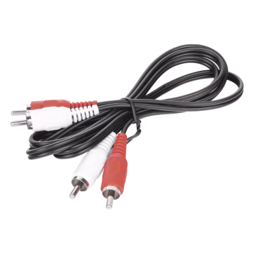 Cable RCA macho a macho de 1 metro de longitud, para aplicaciones de audio y video optimizado para HD