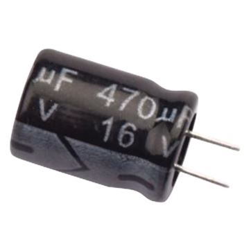 Capacitor Electrolítico 470 MF 16 V.