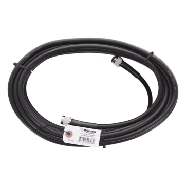 Jumper Coaxial con Cable Wilson-400 | Conector N Macho en los extremos | 18.28 metros de longitud.
