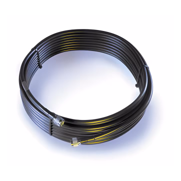 Jumper Coaxial con Cable Wilson-400 | Conector N Macho en los extremos | 22.86 metros de longitud.