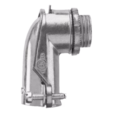 Conector curvo para tubo flexible 3/4  (19 mm)