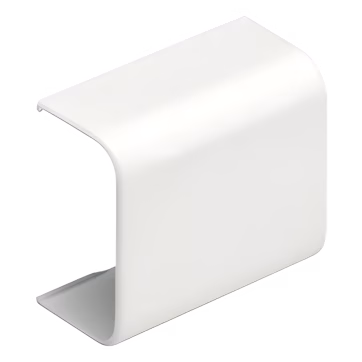 Unión recta, para uso con canaleta LD3, material ABS, Color Blanco Mate