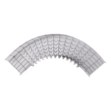 Curva pre-fabricada de 90 grados; 66/150 mm de ancho