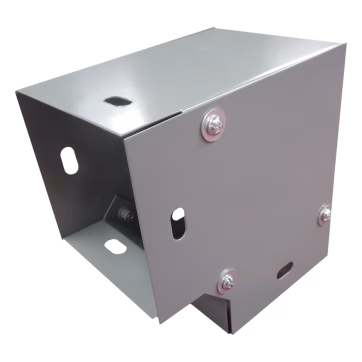 Derivación codo horizontal de 90 grados 100 x 100 mm, fabricado en lámina de acero al carbón