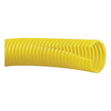 Tubo Corrugado Abierto para Protección de Cables, 1.50in (38.1 mm) de Diámetro, 3.1 m de Largo, Color Amarillo