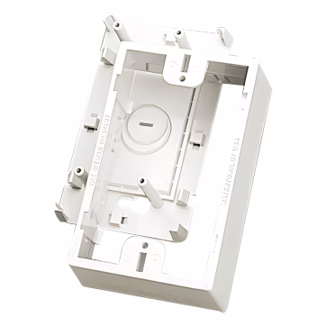 Caja de Montaje Superficial, Para Placas de Pared (Face Plates), Color Blanco
