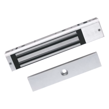 Chapa Magnética de 600 Lbs (280 Kg) / Sensor de Estado de la Placa / Certificado CE /  Para Uso en Interior / Indicador LED / Magnetismo Anti-residual