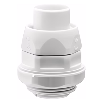 Conector (Racor) de tubería flexible a caja, PVC Auto-Extinguible de 25 mm, IP55