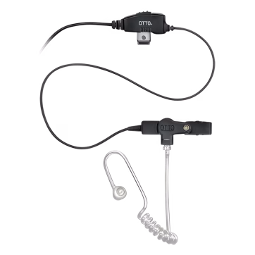 Kit de Micrófono-Audífono PLUS de 1 cable para KENWOOD NX-340/320/420, TKD-340, TK-3230/3000/3402/3312/3360/3170