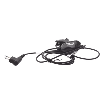 Micrófono-Audífono de 1 cable con tubo acústico para Motorola DEP450, EP450, MAGONE y Hytera series TC500/600/700, PD506