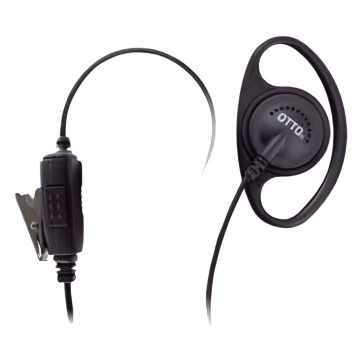 Micrófono-Audífono tipo Anillo, Cable con 40 lbs de Resistencia. KENWOOD NX-340/320/420, TK-3230/3000/3402/3312/3360/3170