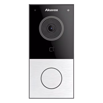DOORBELL / WIFI / 100% en la Nube / POE / Bluetooth / NFC / Lector de Tarjetas MIFARE / Notificación en APP / Llamada Telefónica / SIP / ONVIF / IP65 / Cámara 2 MP / Botón con Iluminación / Control de 1 Puerta