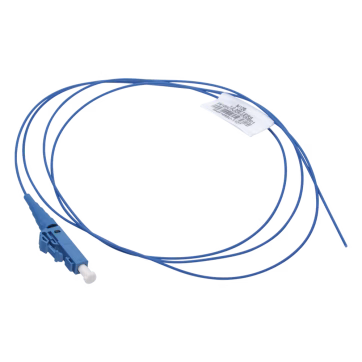 Pigtail de Fibra Óptica LC Simplex, Monomodo OS2 9/125, 900um, Color Azul, 2 Metros
