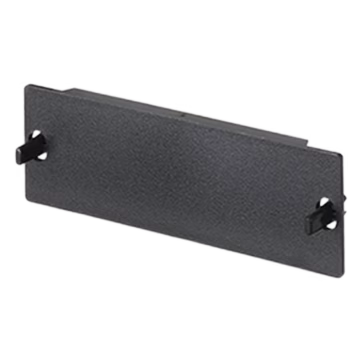 Placa Ciega FAP, Para Reservar Espacio de Uso Futuro en Paneles de Fibra Óptica, Color Negro